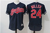 Cleveland Indians #24 Andrew Miller Navy Blue Flexbase Jersey,baseball caps,new era cap wholesale,wholesale hats